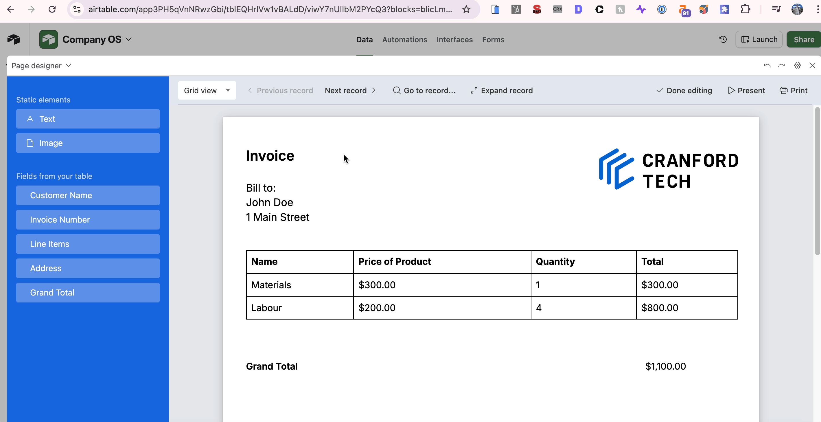 Alternating between records