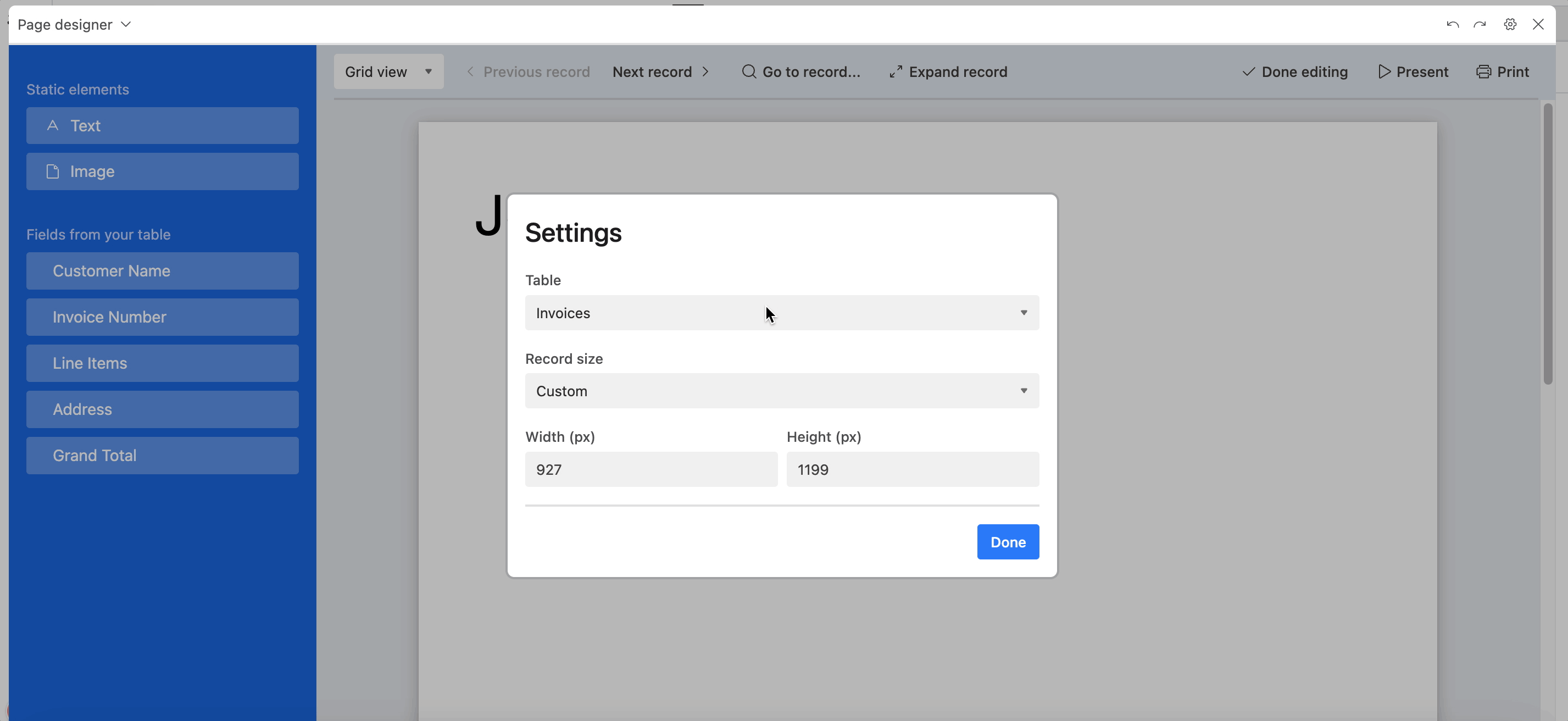 Dimension format changes
