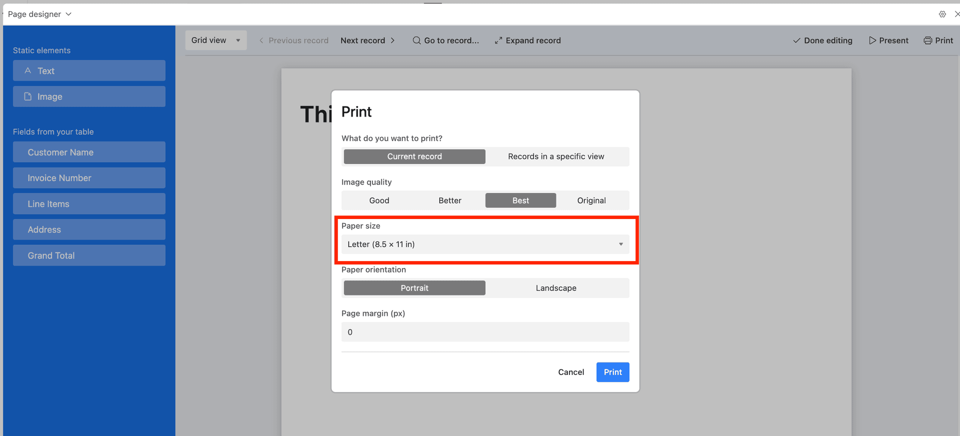 Printing multi-page PDF