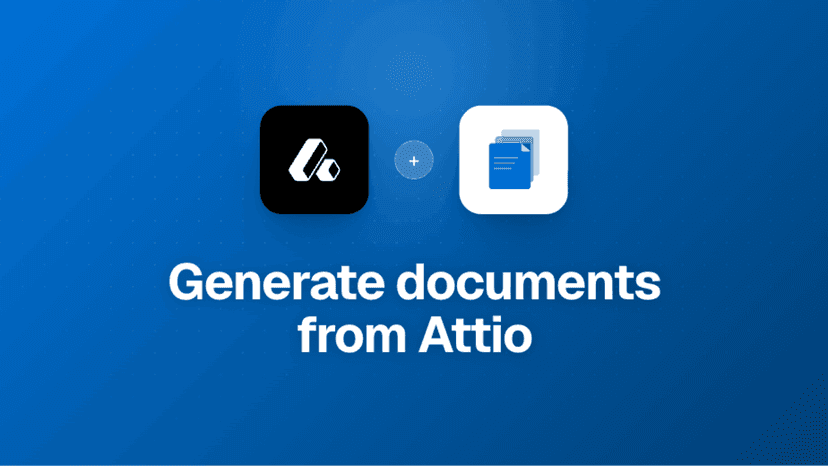 How to generate documents from Attio