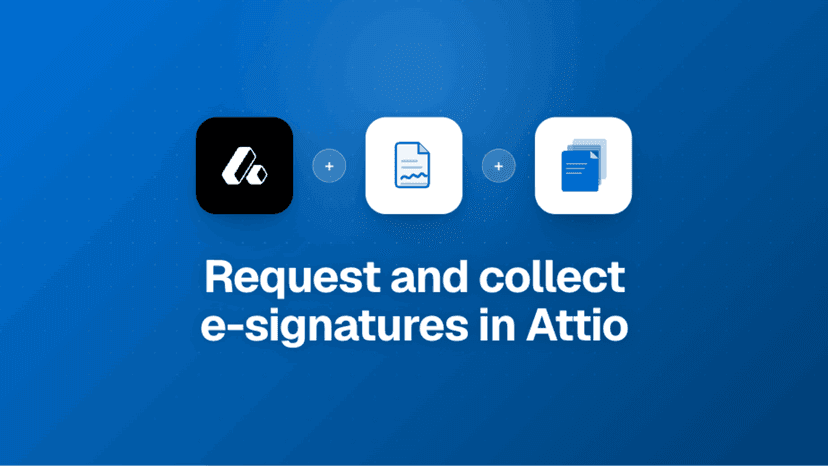 How to request and collect e-signatures in Attio