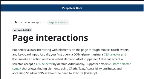 PDF header with background color