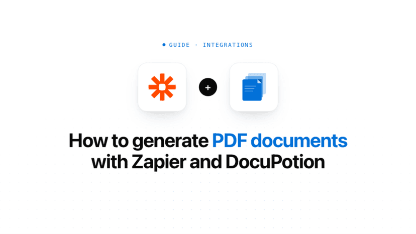How to Generate PDF Documents in Zapier