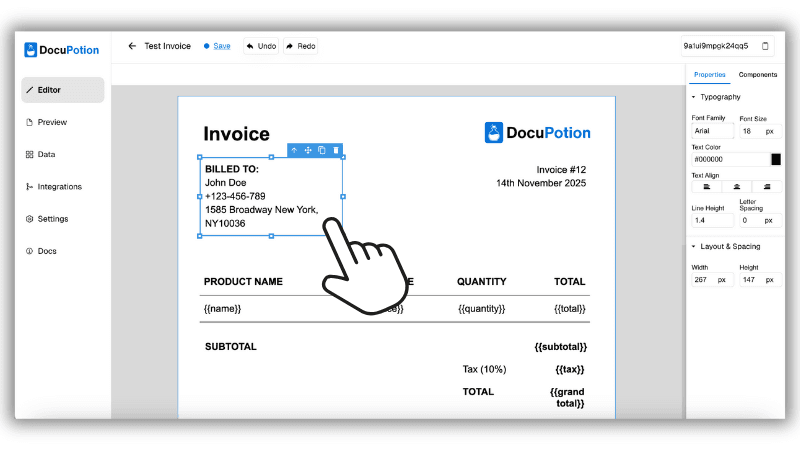 Create PDF Templates