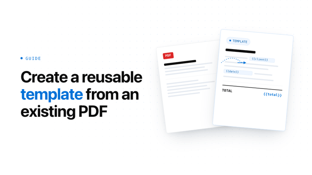 Create a reusable PDF template from an existing PDF with DocuPotion ...